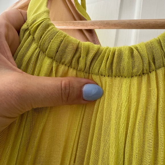 BCBGMaxAzria Yellow Neon Meghan Dress - Picture 6 of 6